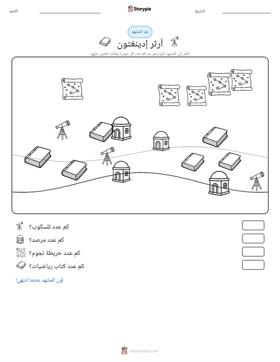 مشهد العد