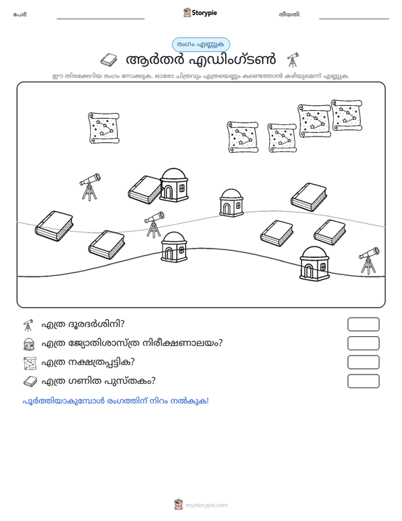 എണ്ണുന്ന ദൃശ്യങ്ങൾ