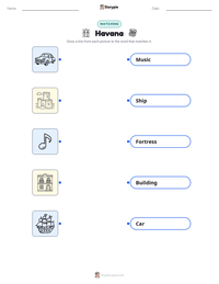 Havana printable worksheet preview