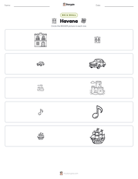 Havana printable worksheet preview