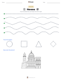 Havana printable worksheet preview