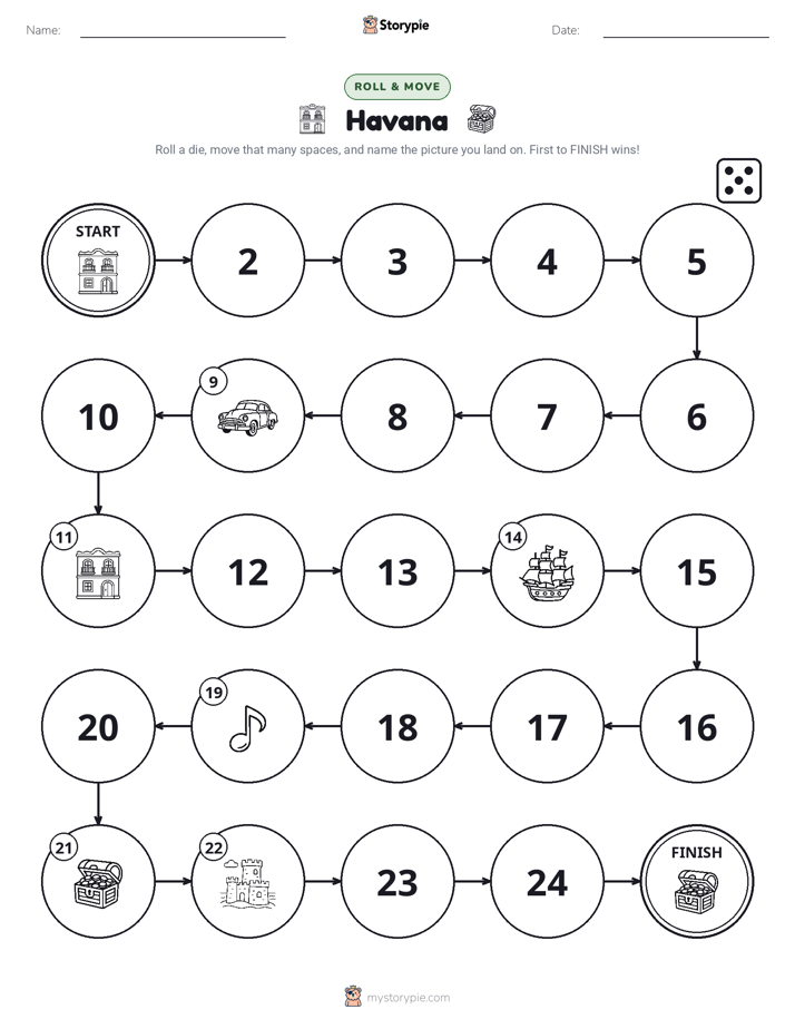 Roll & Move Game