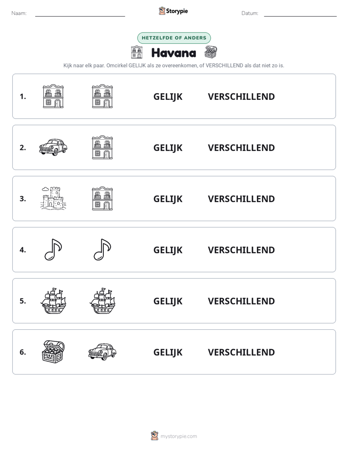 Zelfde of Verschillend