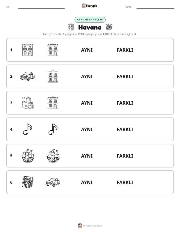 Aynı mı Farklı mı