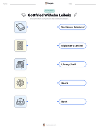 Gottfried Wilhelm Leibniz printable worksheet preview