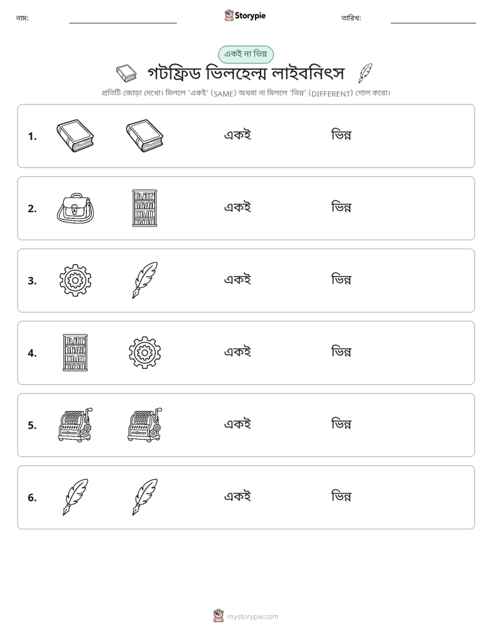 একই বা ভিন্ন
