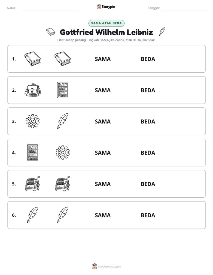 Sama atau Berbeda