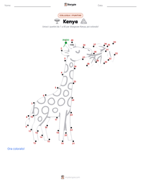 Anteprima della scheda stampabile di Kenya