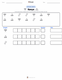 Kenya printable worksheet preview