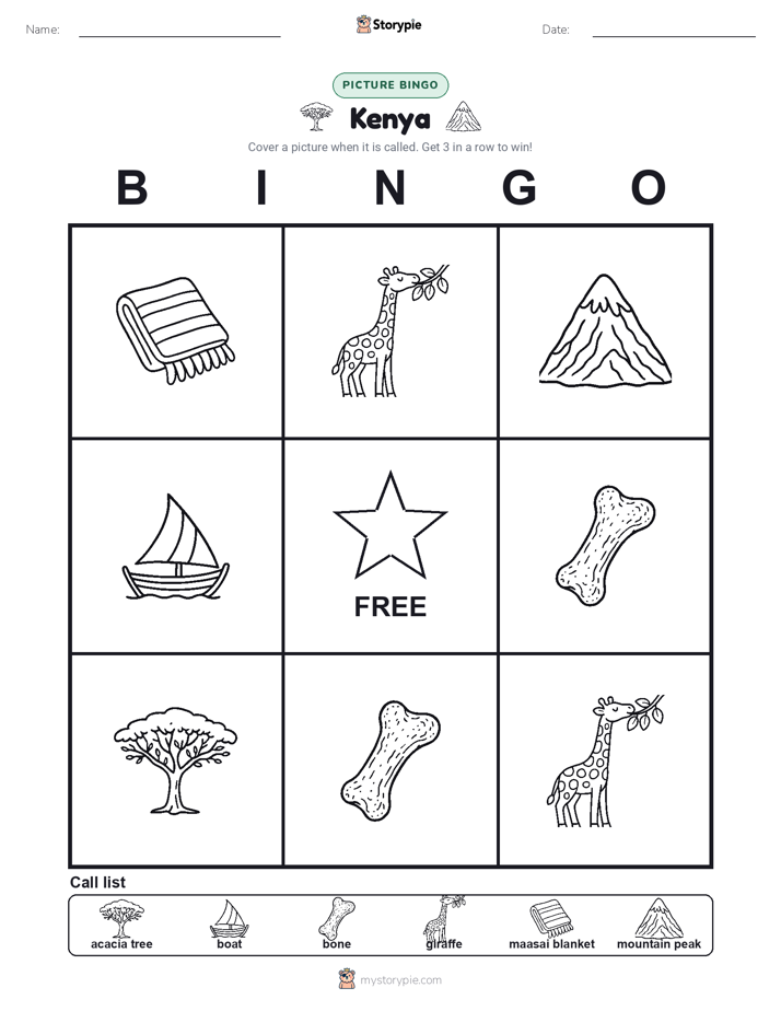 Picture Bingo