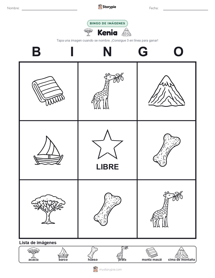 Bingo de Imágenes