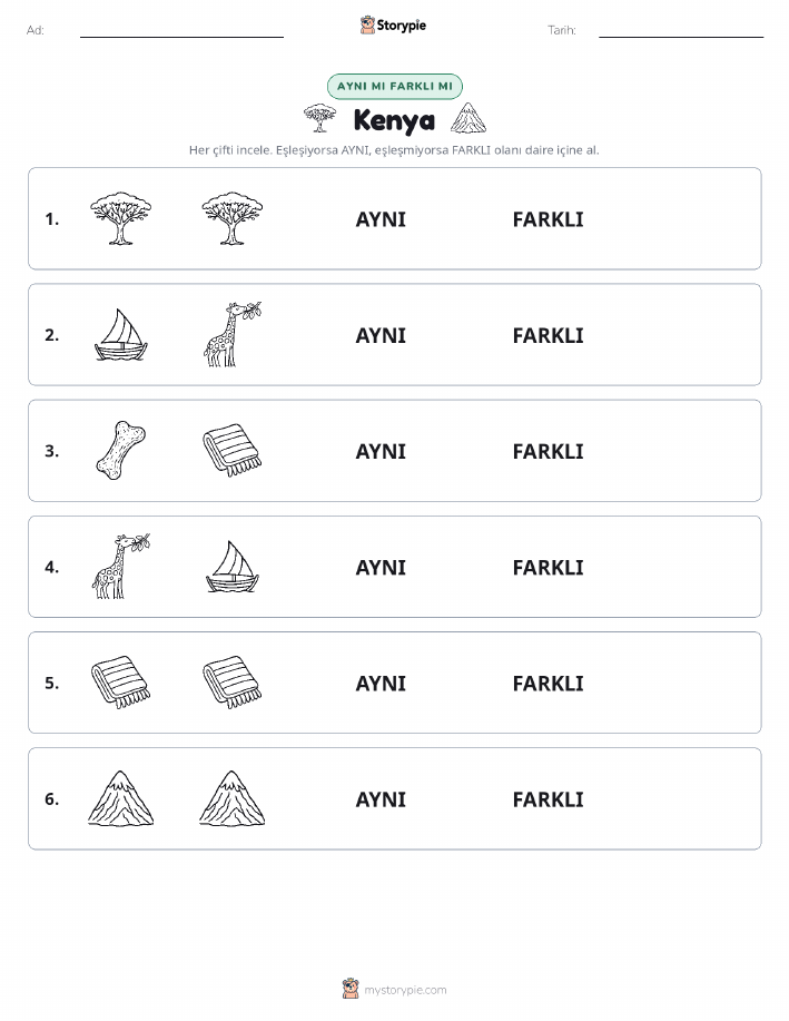 Aynı mı Farklı mı