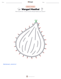 Aperçu de la feuille de travail imprimable Wangari Maathai
