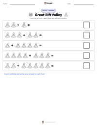 Great Rift Valley printable worksheet preview