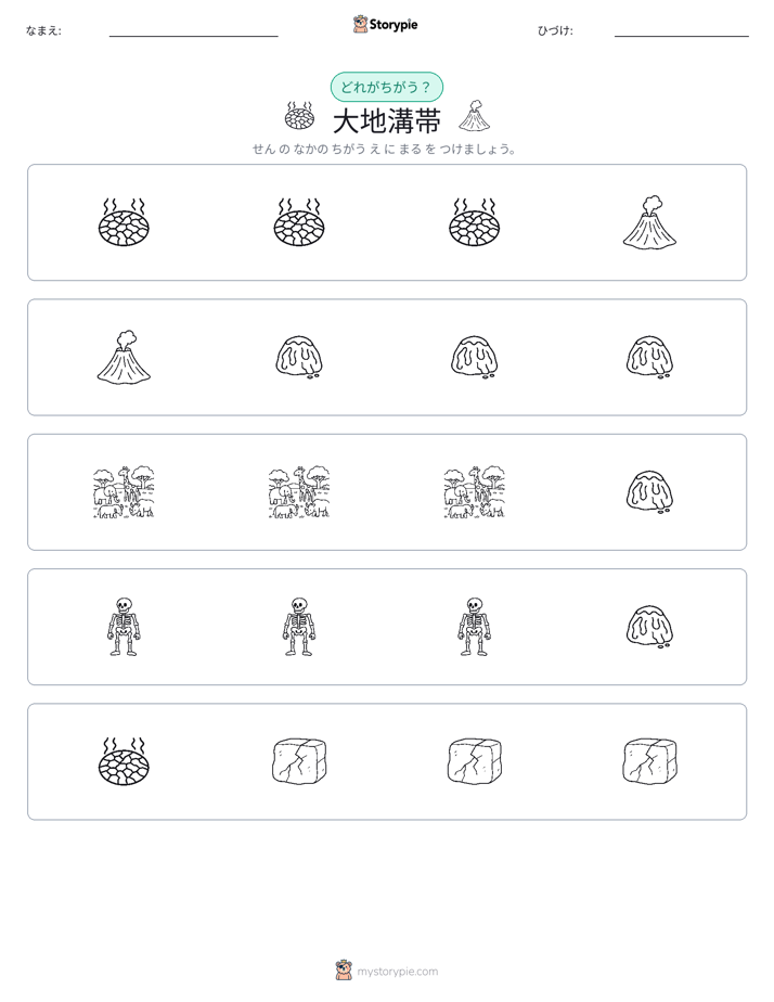 異なるものを見つけよう