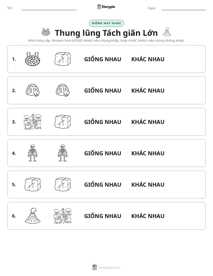 Giống Hay Khác