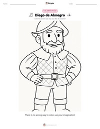 Diego de Almagro printable worksheet preview
