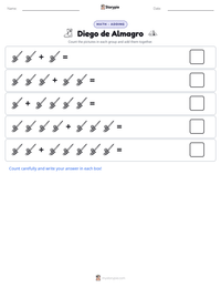 Diego de Almagro printable worksheet preview