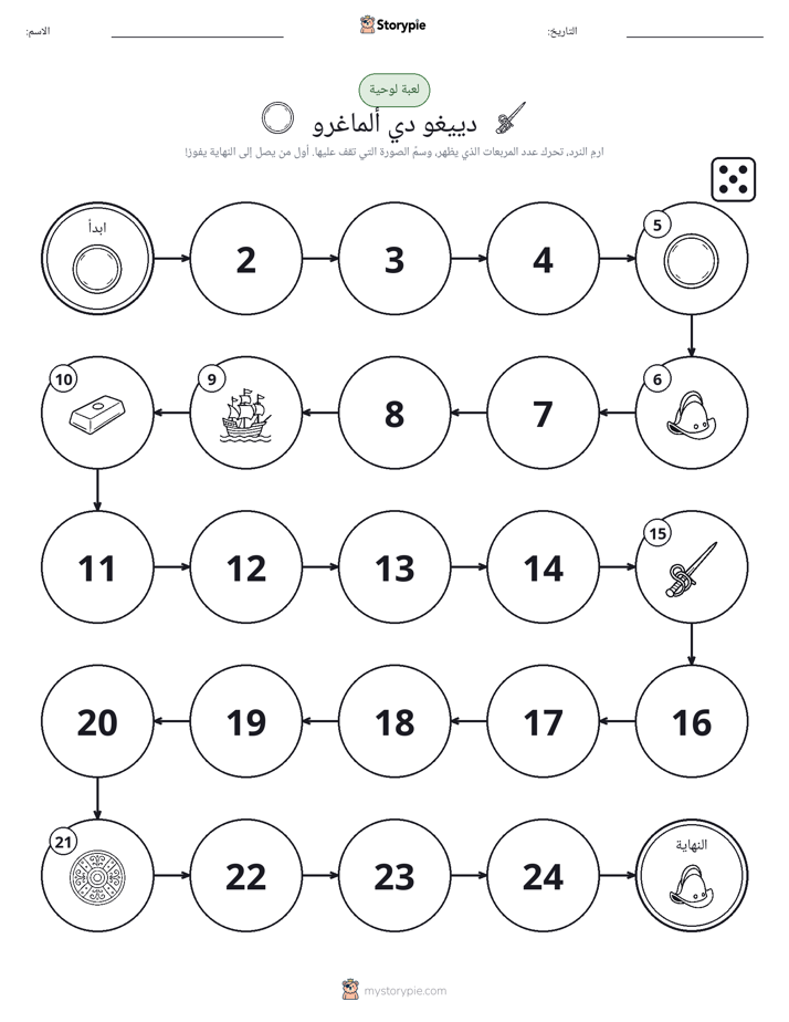 لعبة لف و تحرك