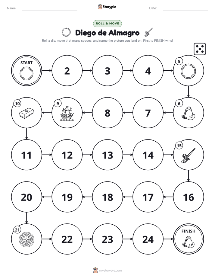 Roll & Move Game