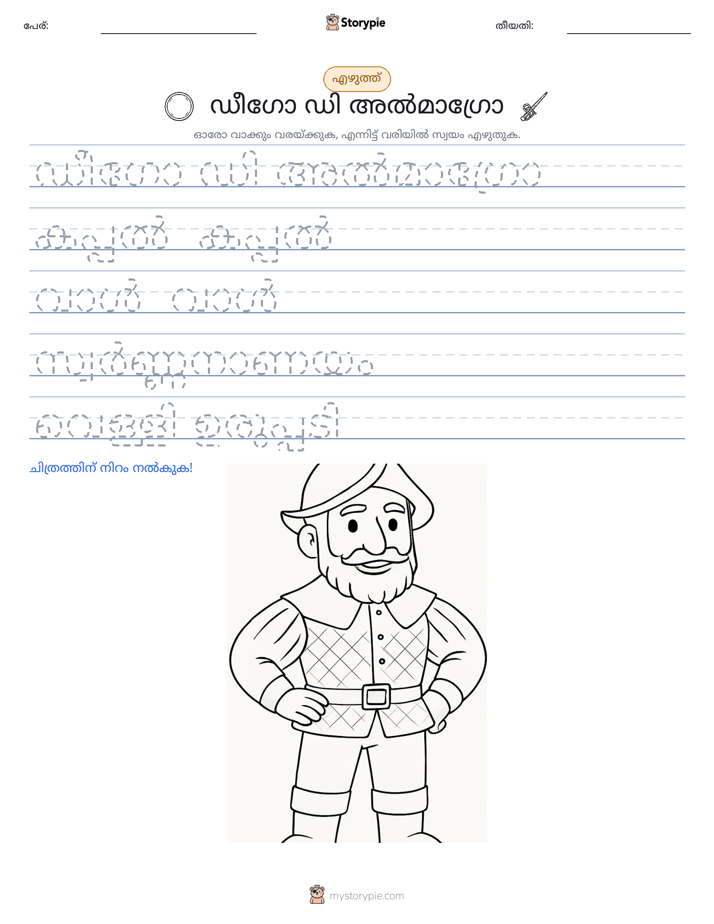 എഴുത്ത് പരിശീലനം