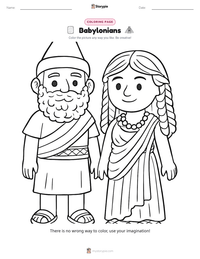 Babylonians printable worksheet preview