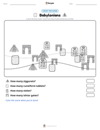Babylonians printable worksheet preview