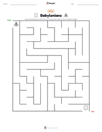 Babylonians printable worksheet preview