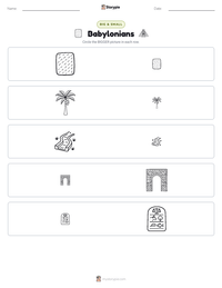 Babylonians printable worksheet preview
