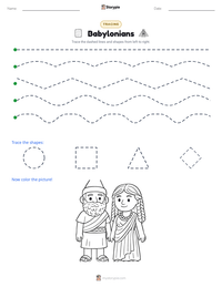 Babylonians printable worksheet preview
