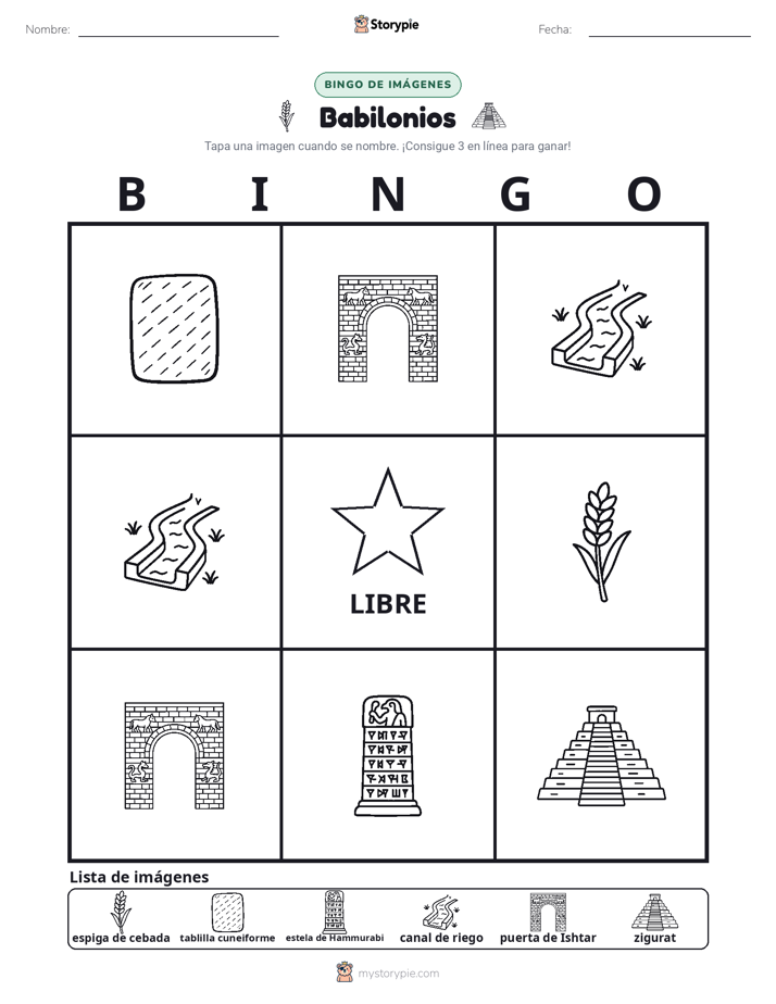 Bingo de Imágenes