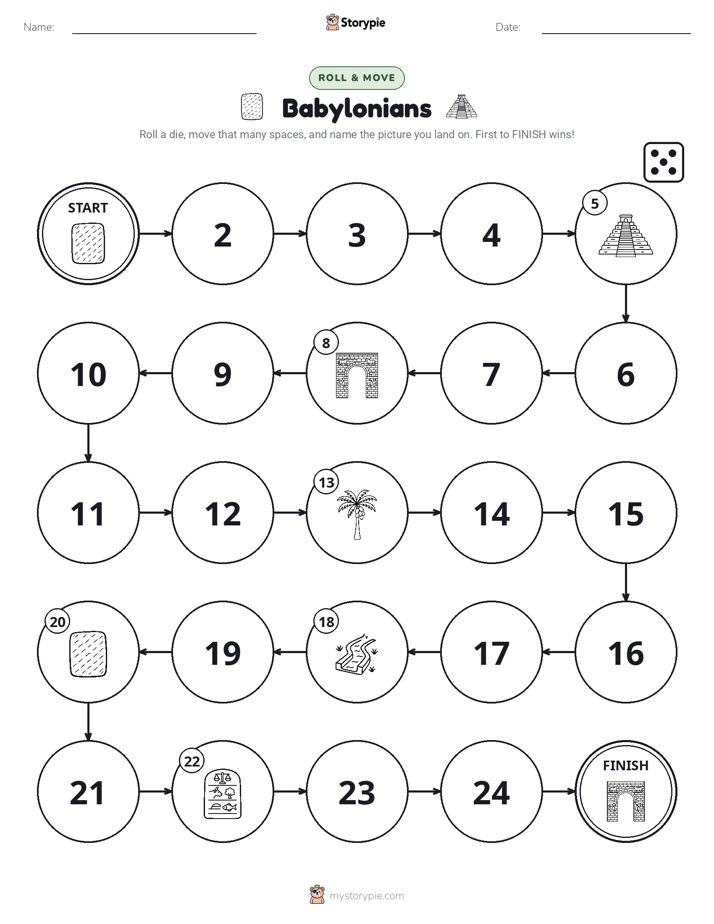 Roll & Move Game