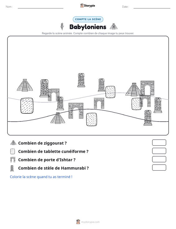 Scène de Comptage