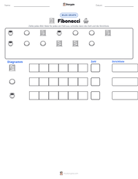 Fibonacci druckbare Arbeitsblatt Vorschau