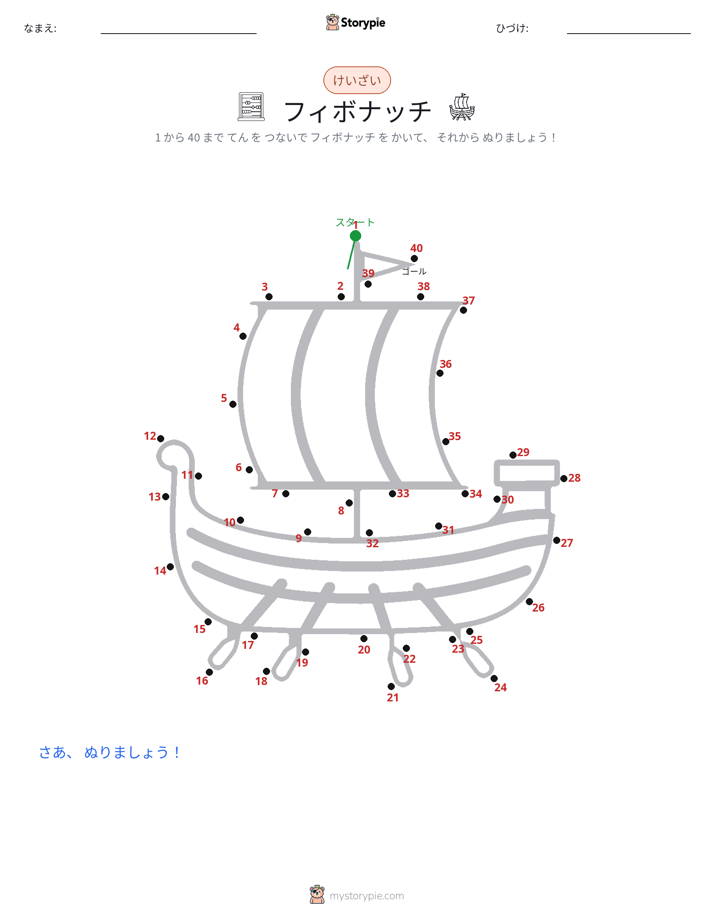点つなぎ