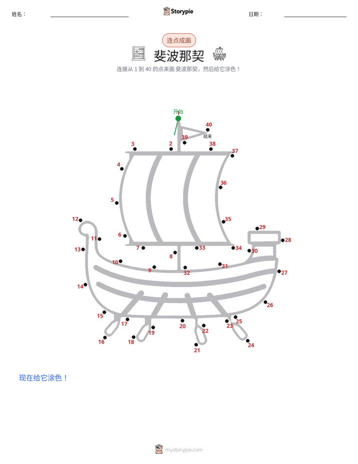 连点成线