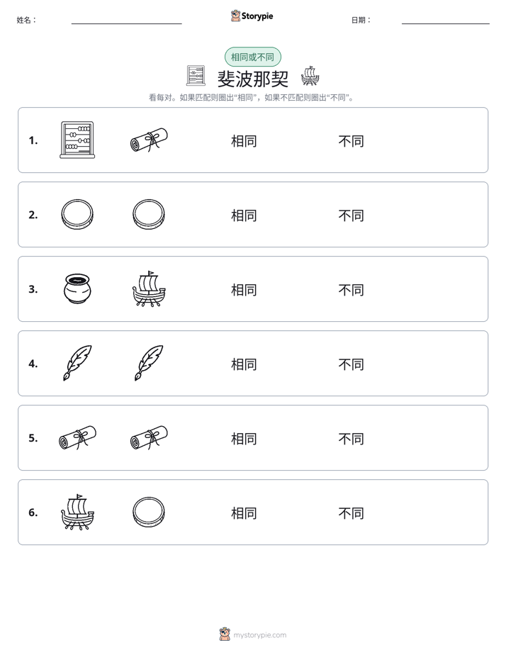 相同或不同