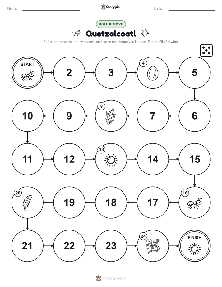 Roll & Move Game