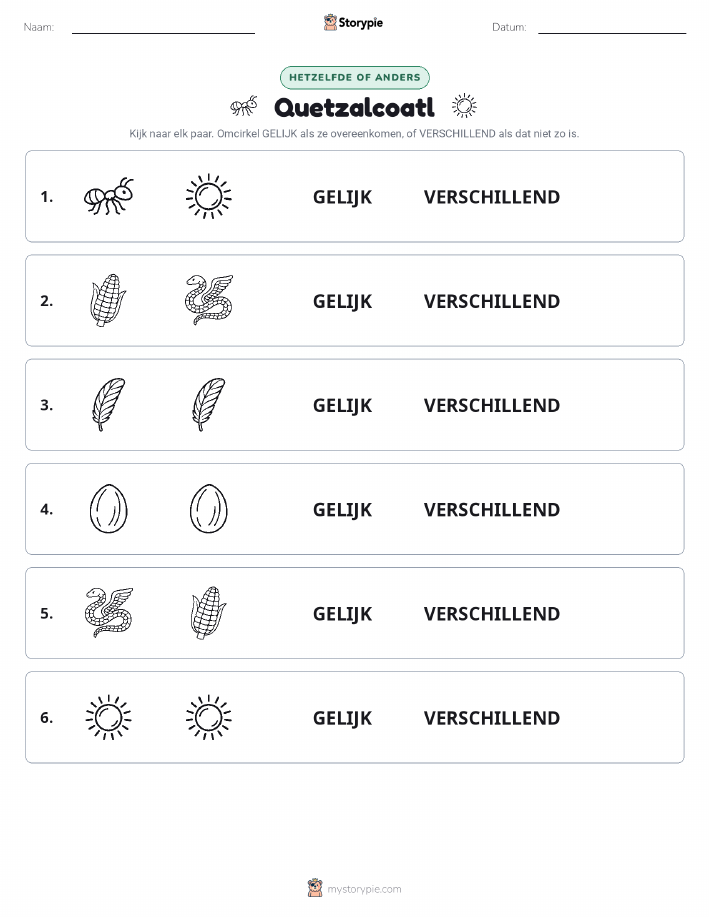 Zelfde of Verschillend