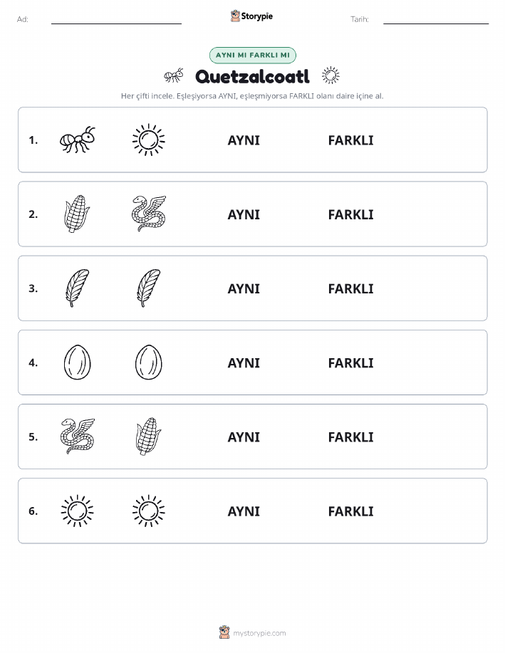 Aynı mı Farklı mı