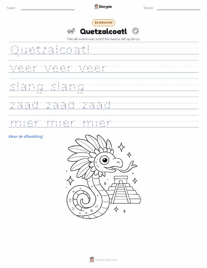 Schrijf Oefening