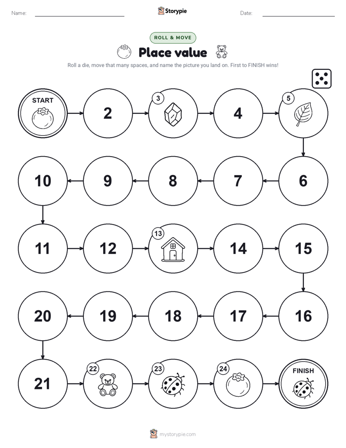 Roll & Move Game