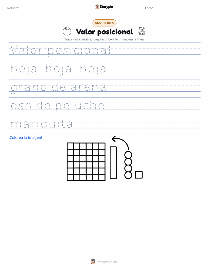 Práctica de Escritura