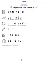 Xem trước tài liệu in sẵn Hệ chữ số Hindu-Arabic