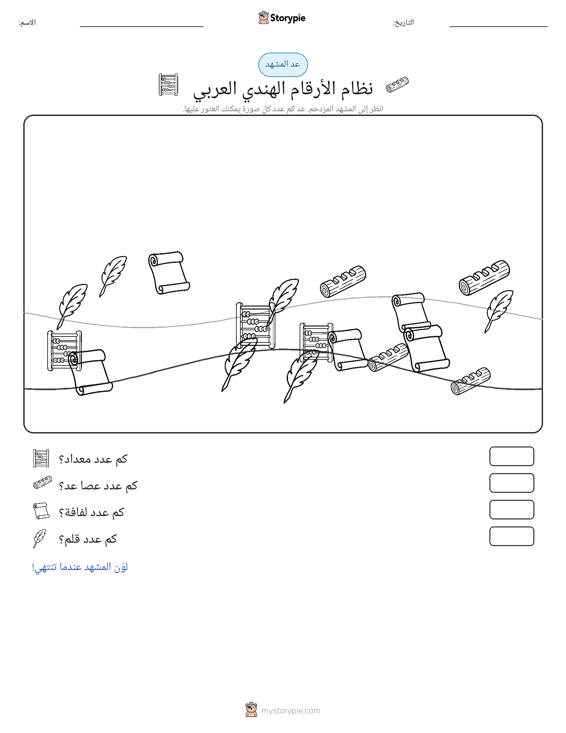مشهد العد
