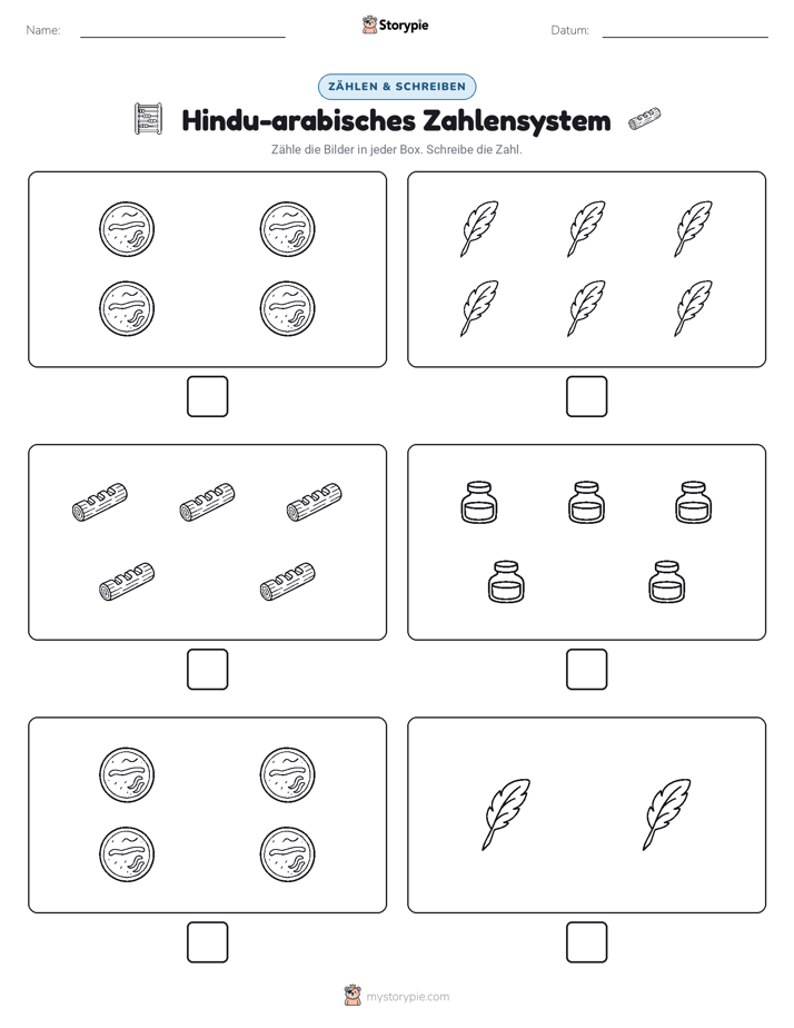 Zählen & Schreiben