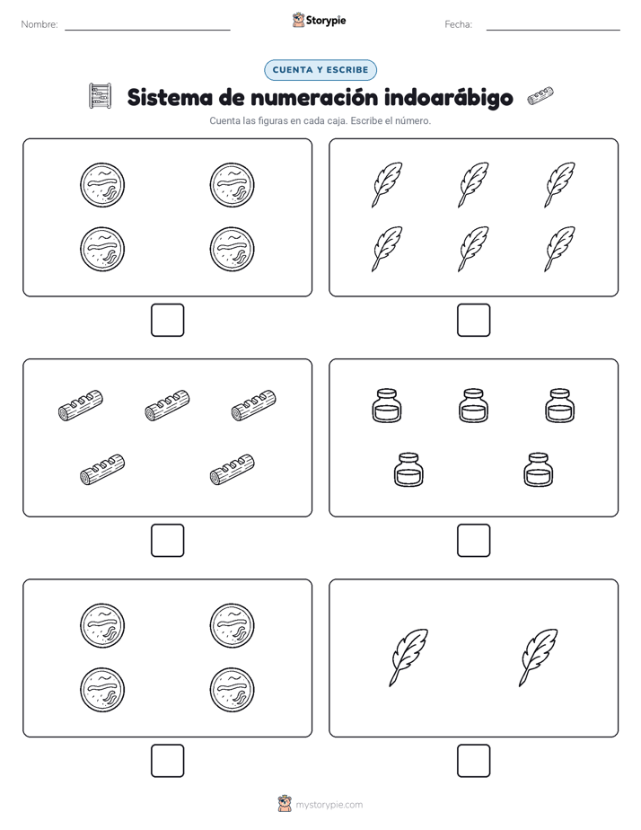 Cuenta y Escribe