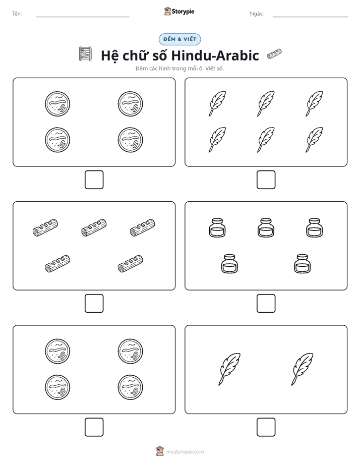 Đếm & Viết