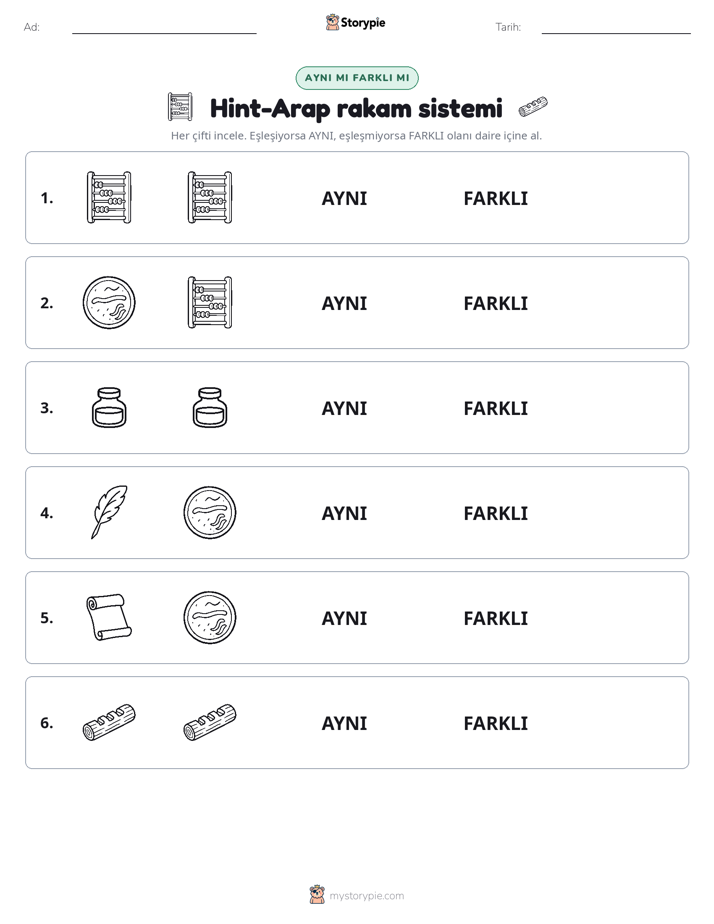 Aynı mı Farklı mı
