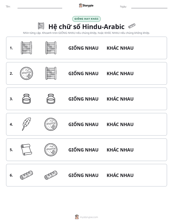 Giống Hay Khác